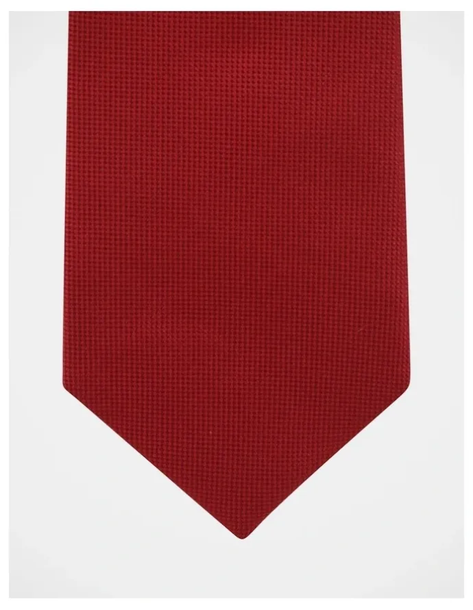 Blaq Core Silk Tie in Red