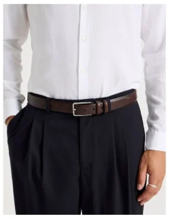 Blaq Dress Belt Brown Smooth Belt Brown