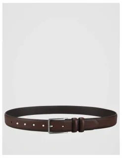 Blaq Dress Belt Cognac Texture Belt Cognac