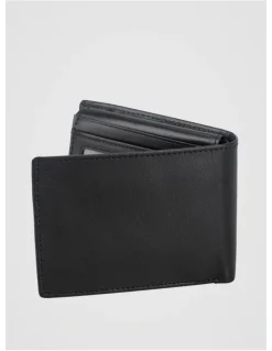 Blaq Flip Wallet With Zip Black Wallet Black