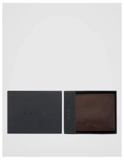 Blaq Flip Wallet With Zip Dark Tan Wallet Dark Tan