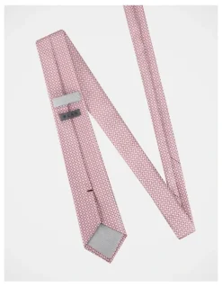Blaq Jaquard Tie in Rose