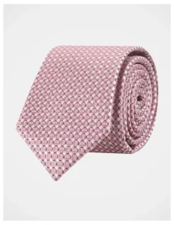 Blaq Jaquard Tie in Rose