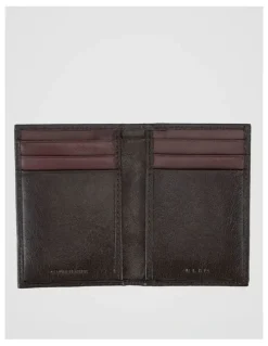 Blaq Leather Magnetic Closure Wallet Brown/Burgundy Wallet Brown/Burgundy