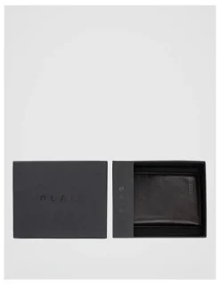 Blaq Leather Magnetic Closure Wallet Brown/Burgundy Wallet Brown/Burgundy