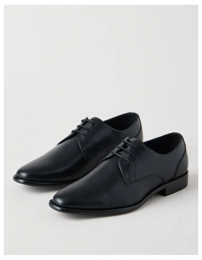 Blaq Lucian Dress Lace Up Shoes in Black