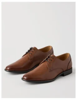 Blaq Lucian Dress Lace Up Shoe in Tan
