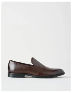 Blaq Mason Dress Loafers in Dark Brown