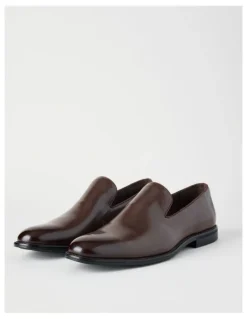 Blaq Mason Dress Loafers in Dark Brown