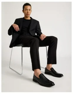 Blaq Mason Dress Loafers in Black