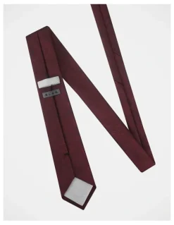Blaq PAISLEY Tie in Burgundy