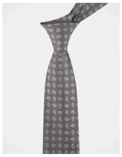 Blaq Paisley Tie in Coffee