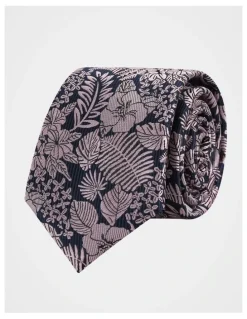 Blaq Poly Floral Tie