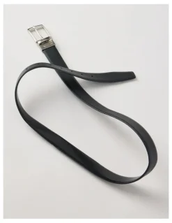 Blaq Saffiano/Smooth Dress Belt Belt Black/Black