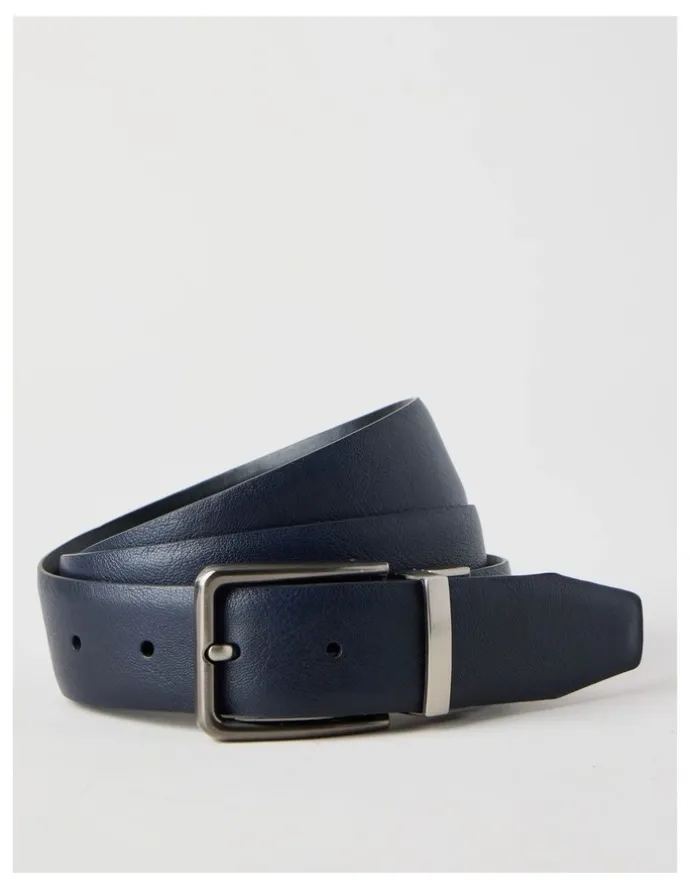 Blaq Smart Casual Reversible Belt Black/Navy Belt Black/Navy