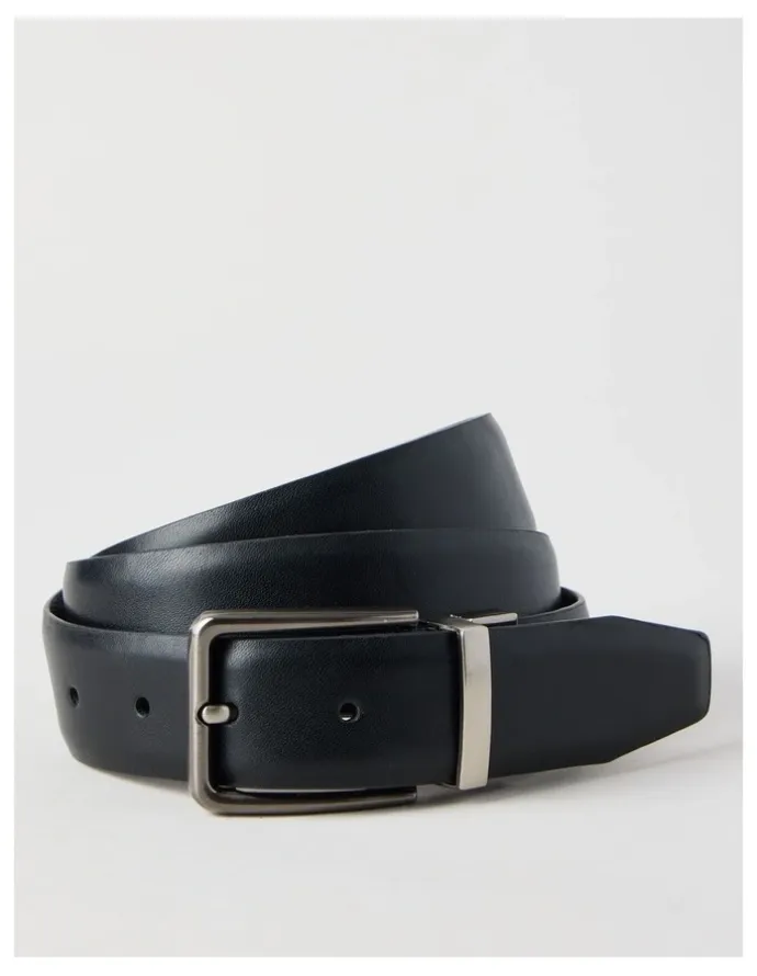 Blaq Smart Casual Reversible Belt Black/Navy Belt Black/Navy