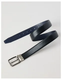 Blaq Smart Casual Reversible Belt Black/Navy Belt Black/Navy