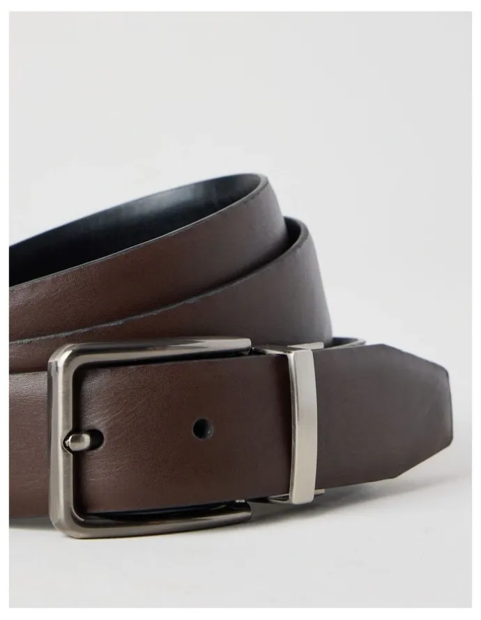 Blaq Smart Casual Reversible Belt Brown/Black Belt Brown/ Black