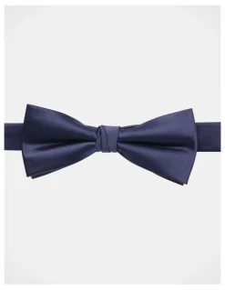 Blaq Solid Bow Tie in Navy