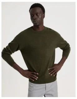 Blaq Crew Neck Knit in Green