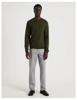 Blaq Crew Neck Knit in Green