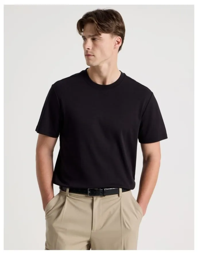 Blaq Crew Neck T/Shirt in Black