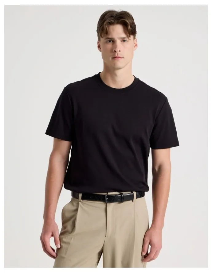 Blaq Crew Neck T/Shirt in Black