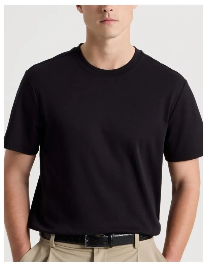Blaq Crew Neck T/Shirt in Black