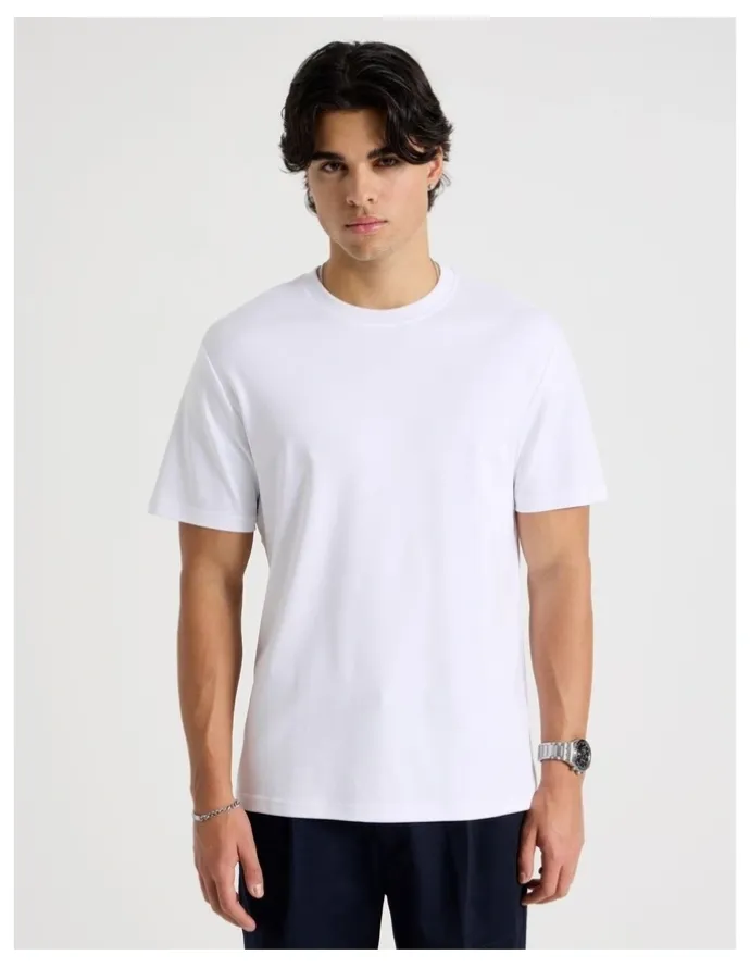 Blaq Crew Neck T-Shirt in White