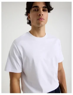 Blaq Crew Neck T-Shirt in White
