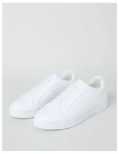 Blaq Knox Elastic Sneaker in White