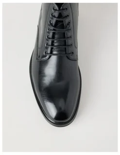 Blaq Oliver Lace Up Dress Boot in Black