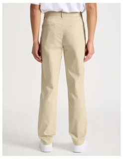 Blaq Pleated Relaxed Trouser in Beige