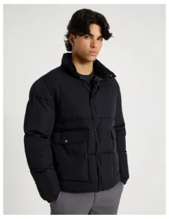 Blaq Puffer Jacket in Black