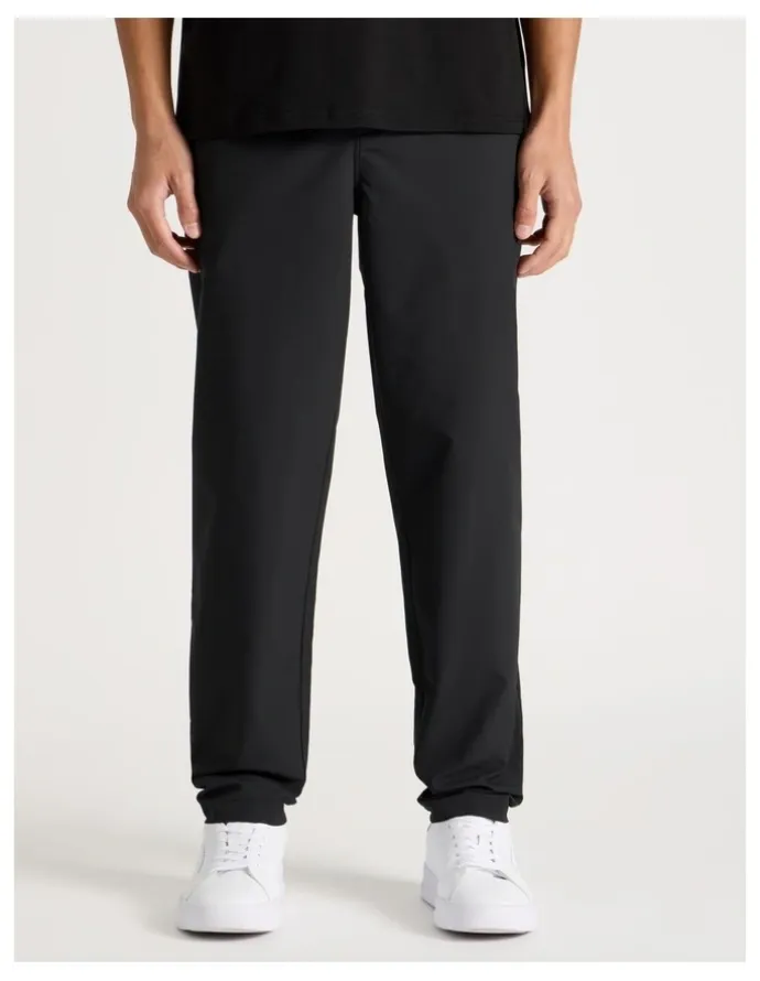 Blaq Regular Fit Travel Trouser in Black