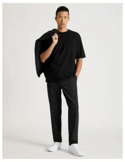 Blaq Regular Fit Travel Trouser in Black