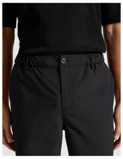 Blaq Regular Fit Travel Trouser in Black