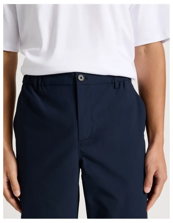 Blaq Regular Fit Travel Trouser in Navy