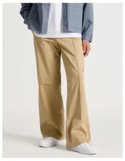 Blaq Relaxed Asymmetric Pant in Beige