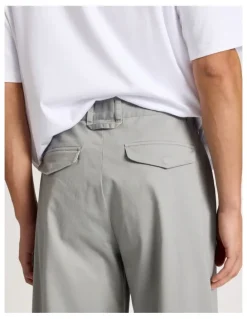 Blaq Relaxed Asymmetric Pant in Grey