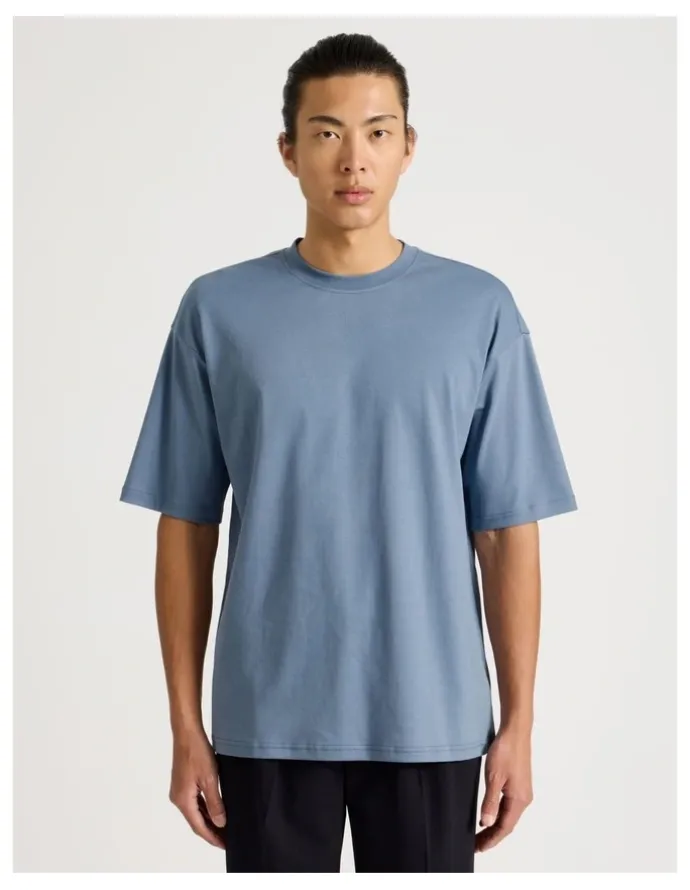 Blaq Relaxed Fit T-Shirt in Blue