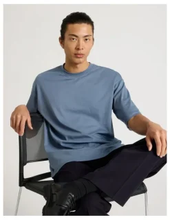 Blaq Relaxed Fit T-Shirt in Blue