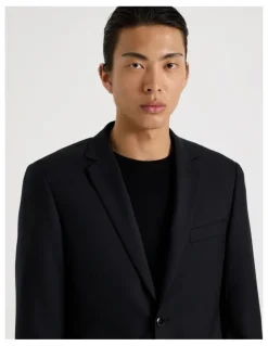 Blaq Single Breasted Blazer in Black