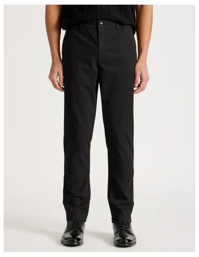 Blaq Slim Fit Chino Pant in Black