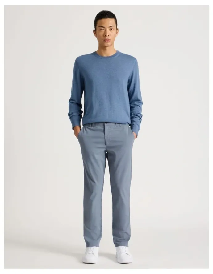 Blaq Slim Fit Chino Pant in Blue