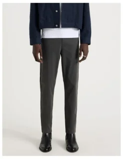 Blaq Slim Fit Chino Pant in Charcoal