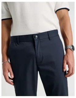 Blaq Slim Fit Dress Chino Pant in Navy