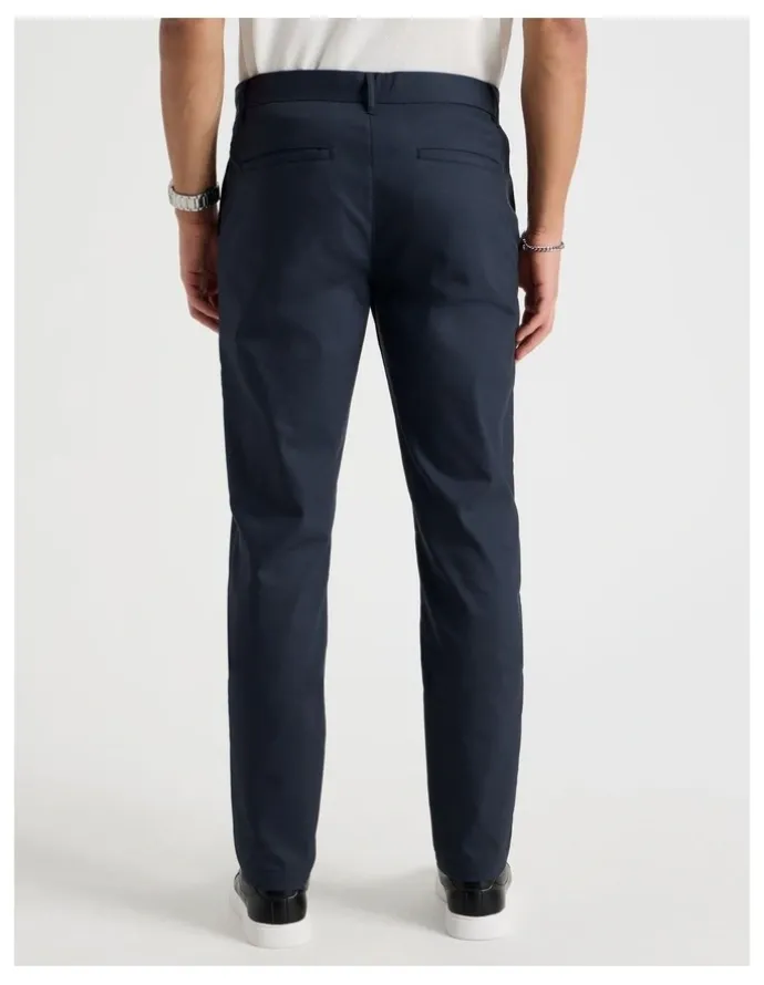 Blaq Slim Fit Dress Chino Pant in Navy