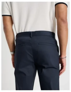 Blaq Slim Fit Dress Chino Pant in Navy