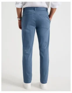 Blaq Slim Fit Dress Chino Pant in Blue